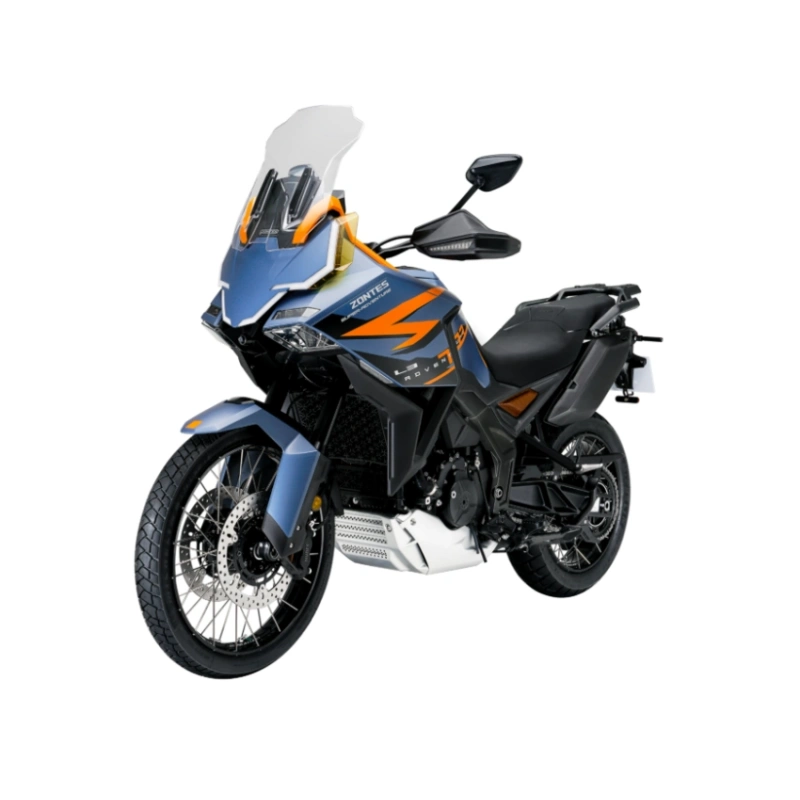 Motocykl Zontes -703 F- 21"- Szary -Kufry w zestawie