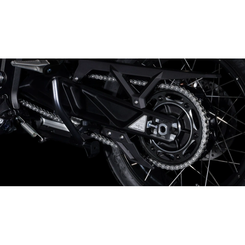 Motocykl Zontes -703 F- 21"- Szary -Kufry w zestawie