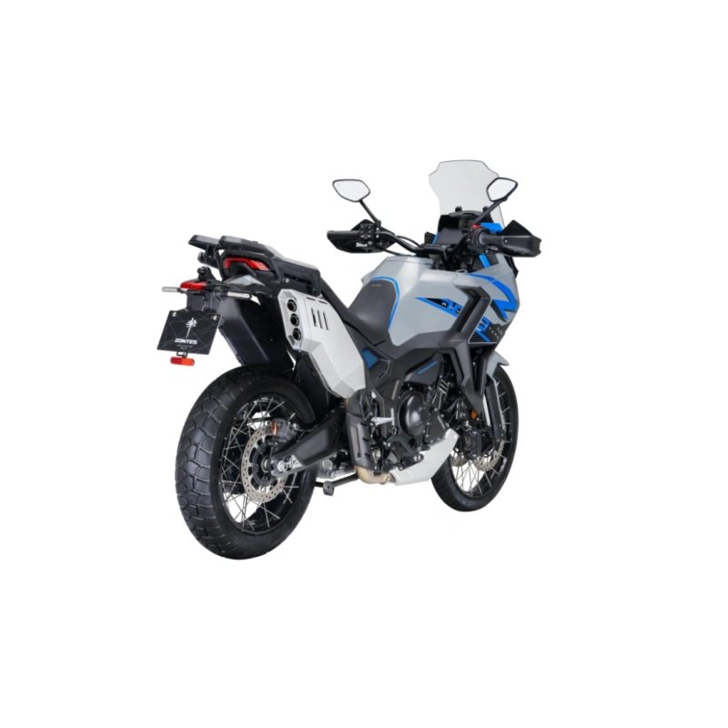 Motocykl Zontes -703 F- 21"- Szary -Kufry w zestawie