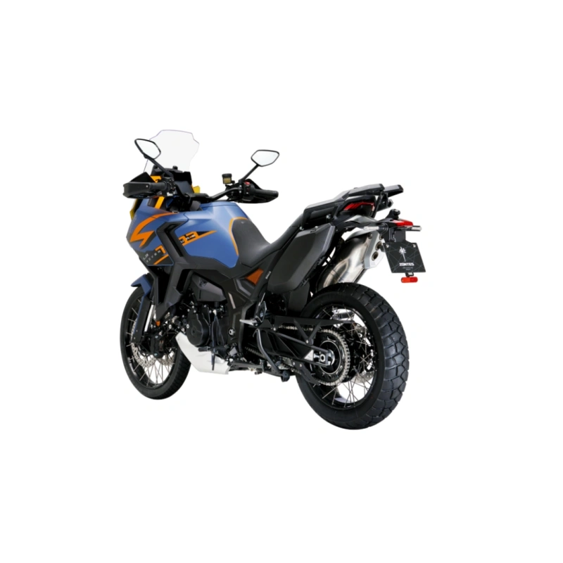 Motocykl Zontes -703 F- 21"- Szary -Kufry w zestawie