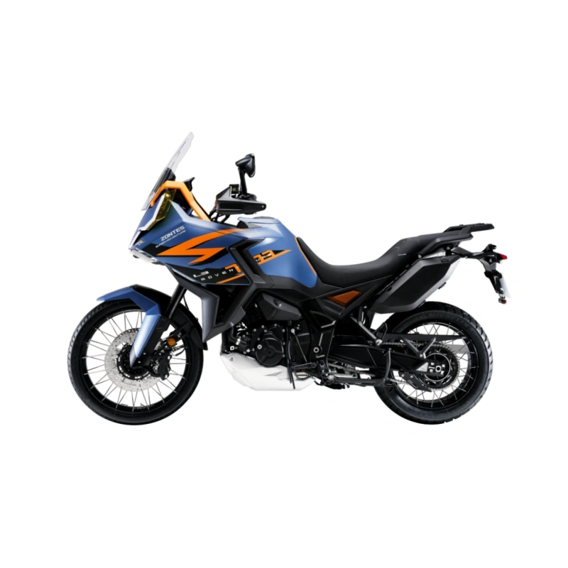 Motocykl Zontes -703 F- 21"- Szary -Kufry w zestawie