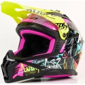 Kask LS2 MX708 Fast II Gorilla Purple H-V Yel- S