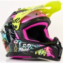 Kask LS2 MX708 Fast II Gorilla Purple H-V Yel- S