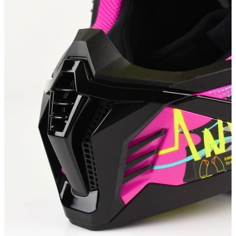 Kask LS2 MX708 Fast II Gorilla Purple H-V Yel- S