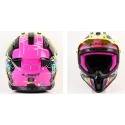 Kask LS2 MX708 Fast II Gorilla Purple H-V Yel- M