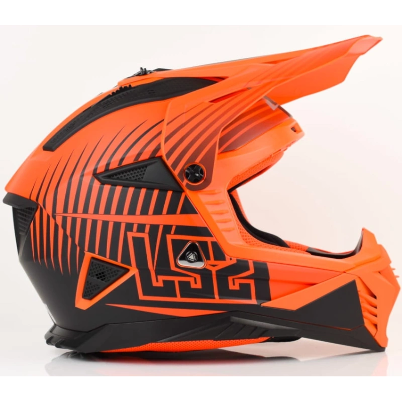 Kask LS2 MX708 Fast II Duck Matt Orange Red-XS