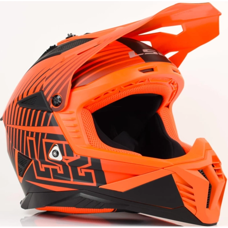 Kask LS2 MX708 Fast II Duck Matt Orange Red-XS