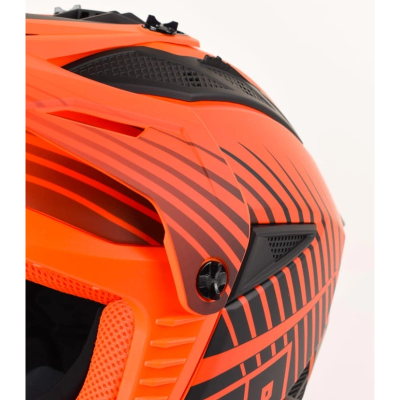 Kask LS2 MX708 Fast II Duck Matt Orange Red-XS