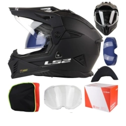 Kask LS2 MX702 Pioneer II Matt Black- L