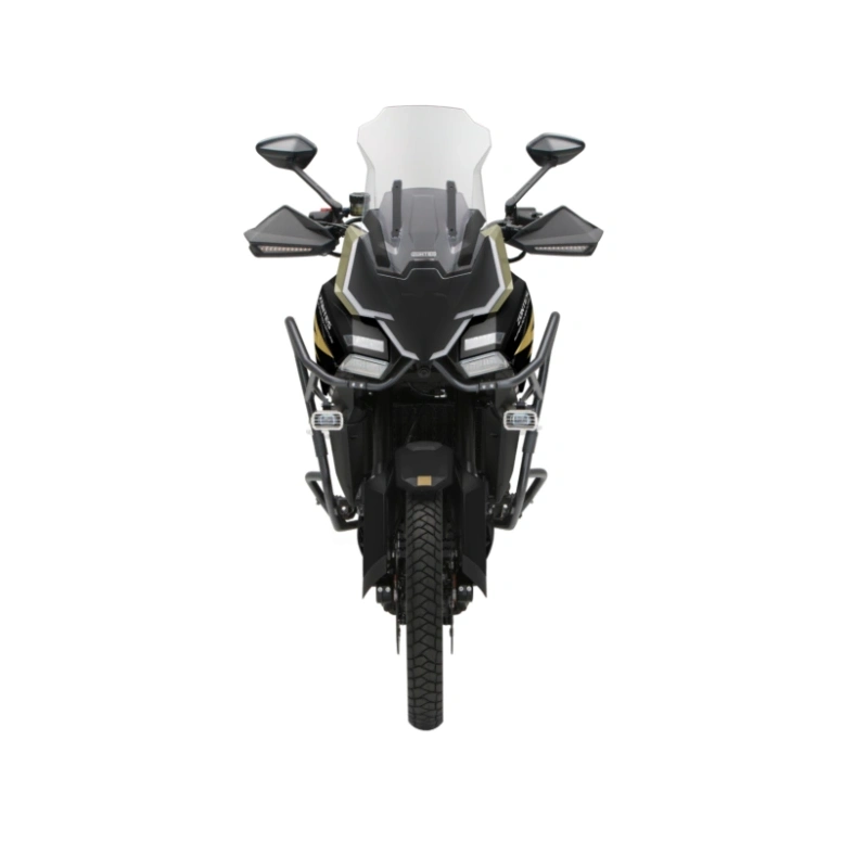 Motocykl Zontes -703 F- 21"- Czarny -Kufry w zestawie