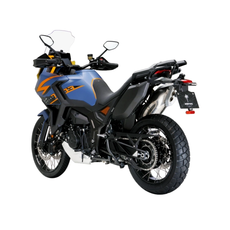 Motocykl Zontes -703 F- 21"- Niebieski -Kufry w zestawie