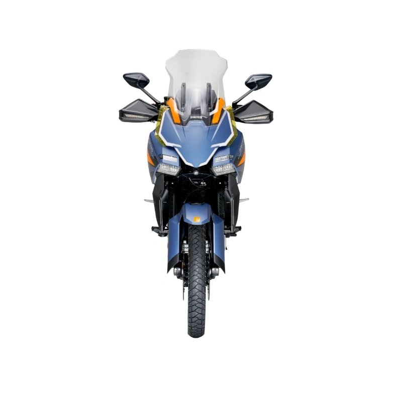 Motocykl Zontes -703 F- 21"- Niebieski -Kufry w zestawie