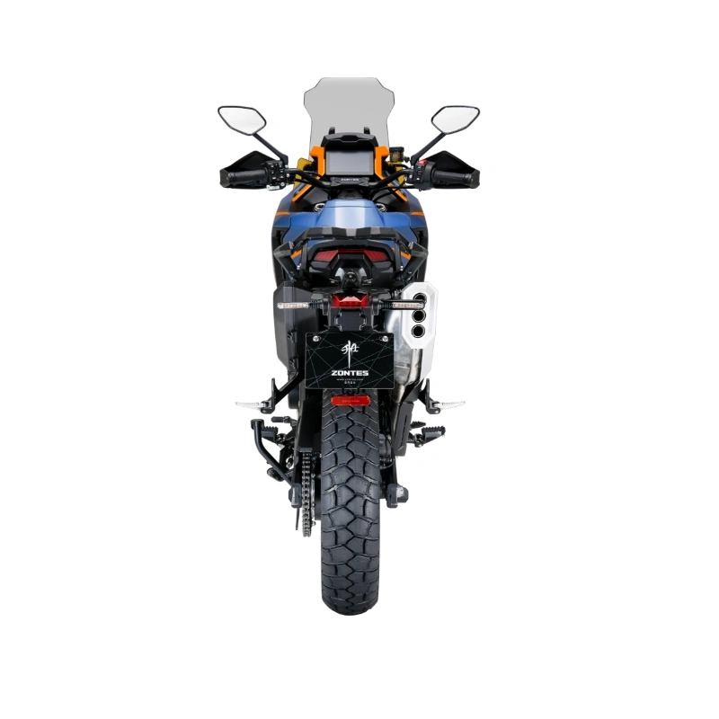 Motocykl Zontes -703 F- 21"- Niebieski -Kufry w zestawie