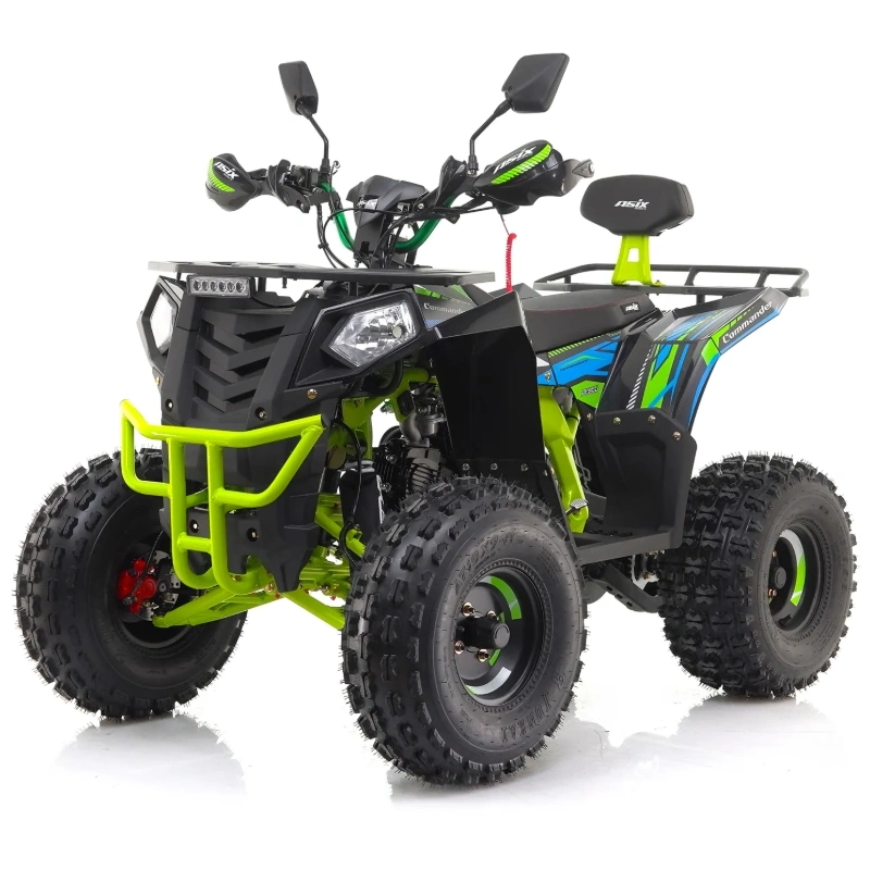 Quad spalinowy ASIX Commander-125cc-Czarno- Limonkowy