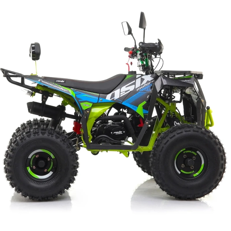 Quad spalinowy ASIX Commander-125cc-Czarno- Limonkowy