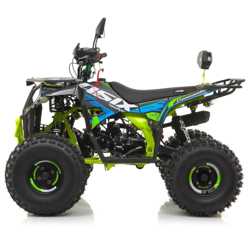 Quad spalinowy ASIX Commander-125cc-Czarno- Limonkowy