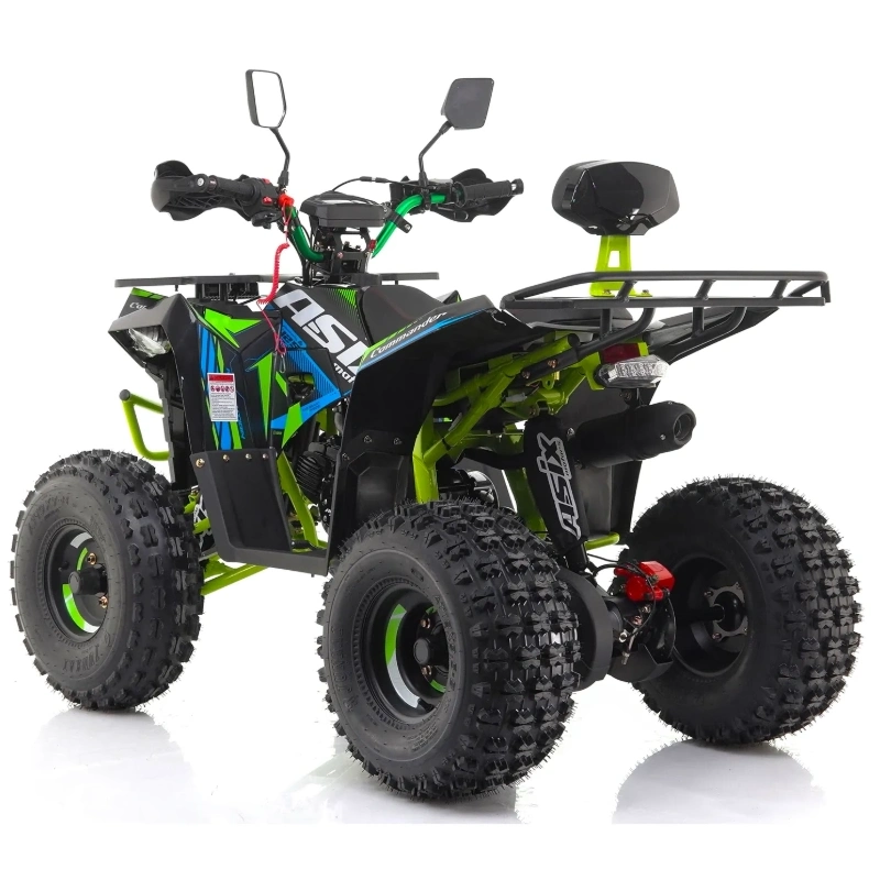 Quad spalinowy ASIX Commander-125cc-Czarno- Limonkowy