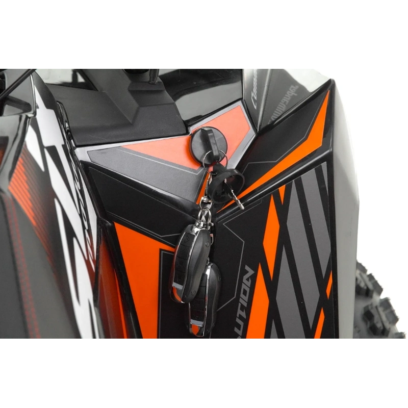 Quad spalinowy ASIX Commander-125cc-Czarno- Limonkowy