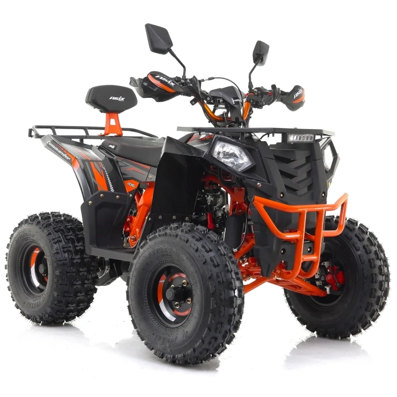 Quad spalinowy ASIX Commander-125cc-Czarno- Pomarańczowy