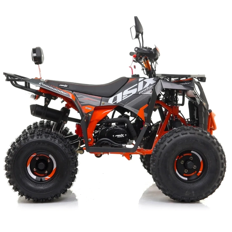 Quad spalinowy ASIX Commander-125cc-Czarno- Pomarańczowy