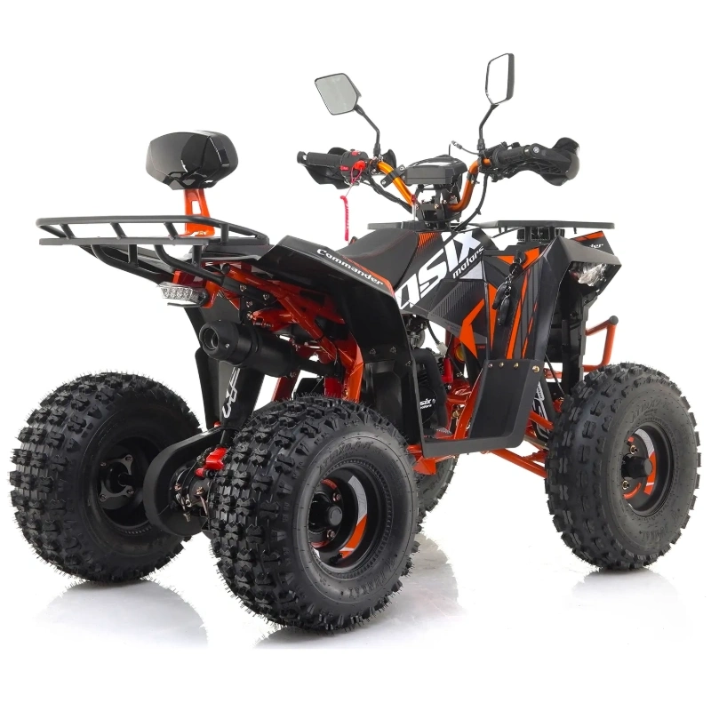 Quad spalinowy ASIX Commander-125cc-Czarno- Pomarańczowy