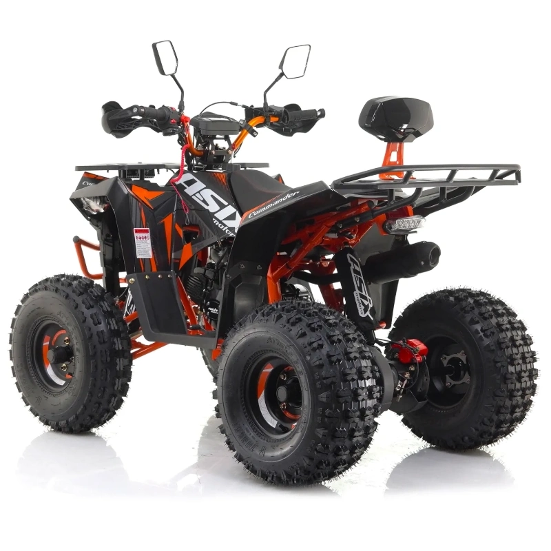 Quad spalinowy ASIX Commander-125cc-Czarno- Pomarańczowy