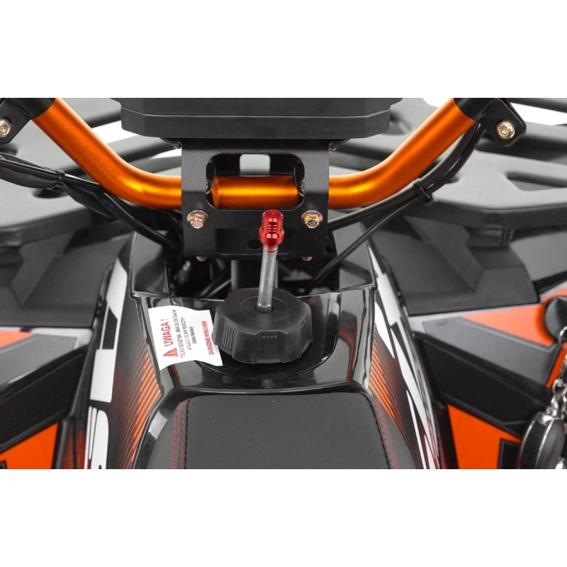 Quad spalinowy ASIX Commander-125cc-Czarno- Pomarańczowy