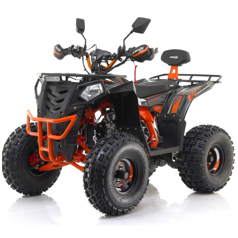 Quad spalinowy ASIX Commander-125cc-Czarno- Pomarańczowy