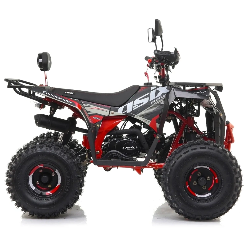 Quad spalinowy ASIX Commander-125cc-Czarno- Czerwony