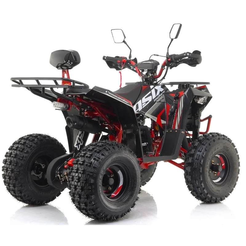 Quad spalinowy ASIX Commander-125cc-Czarno- Czerwony