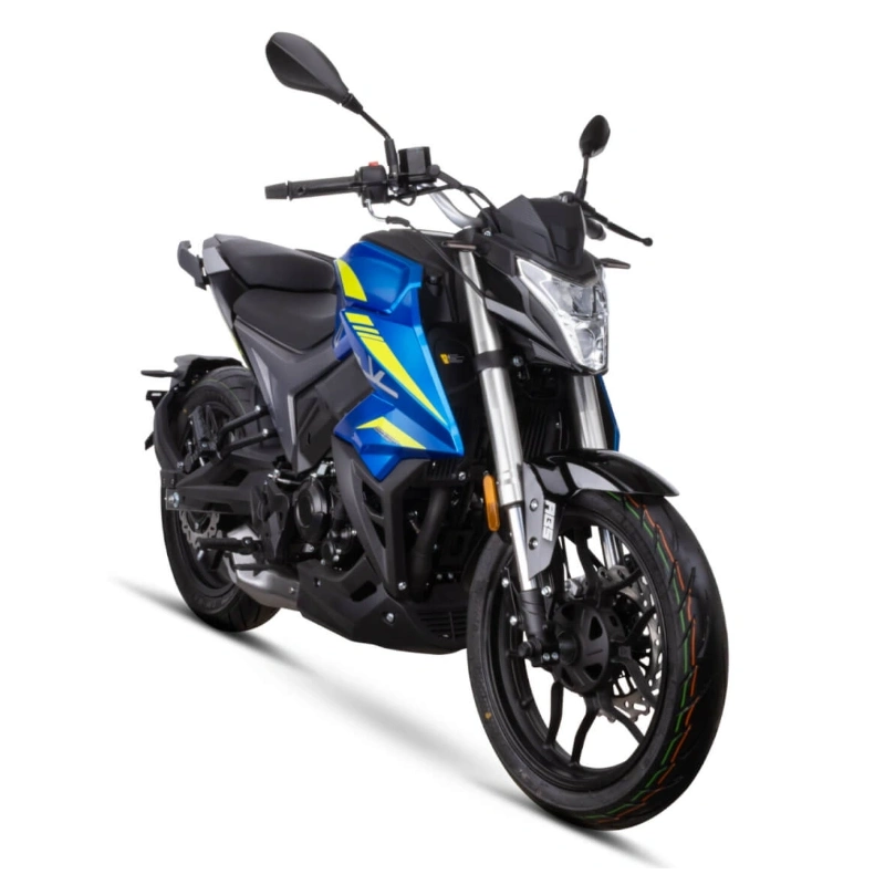 Motocykl Junak RSL 125 ABS- Niebiesko- Zielony