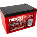 Akumulator żelowy NEXON VRLA 12V 15Ah - do autek i quadów elektrycznych