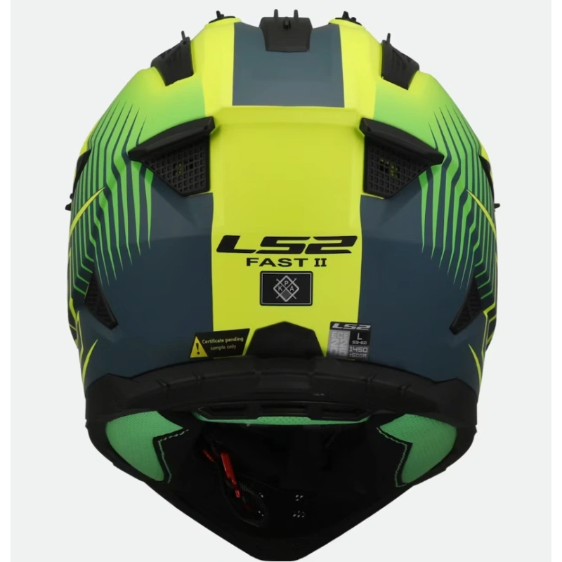 Kask LS2 MX708 Fast II Duck MATT H-V Green YEL - L