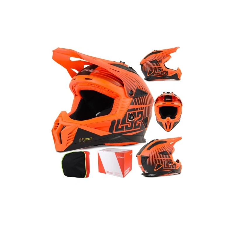 Kask LS2 MX708 Fast II Duck Matt Orange Red - L