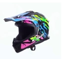 Kask LS2 MX708 Fast II Grotesk Blue Pink Green- L
