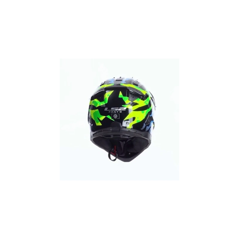 Kask LS2 MX708 Fast II Grotesk Blue Pink Green- L