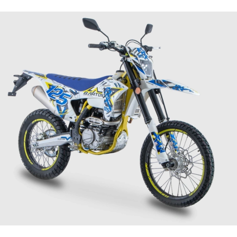 Cross spalinowy Barton FRX 125- Żółto-Niebieski-L1e