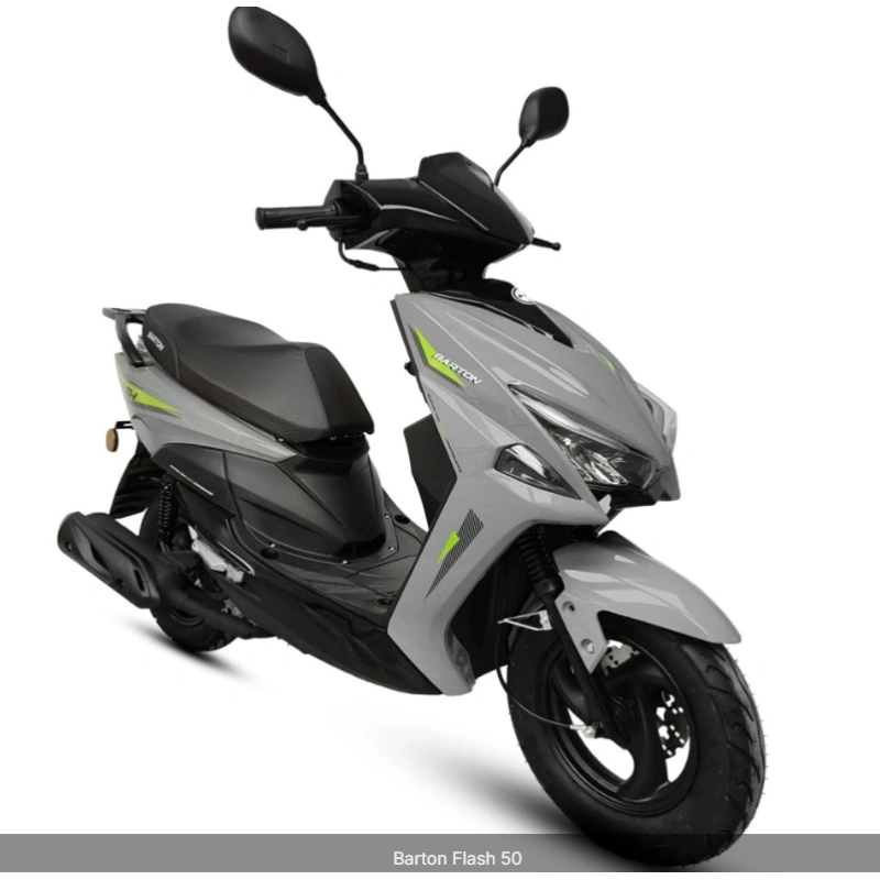 Skuter Barton Flash 50cc- Szary