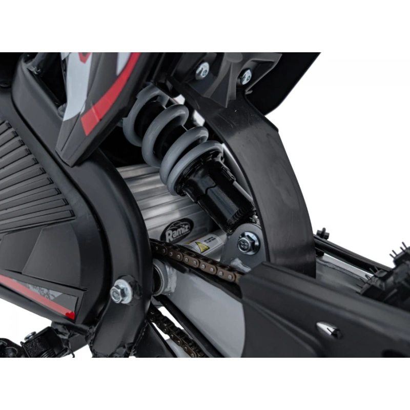 Cross elektryczny- Motorek PIT BIKE- Czerwony