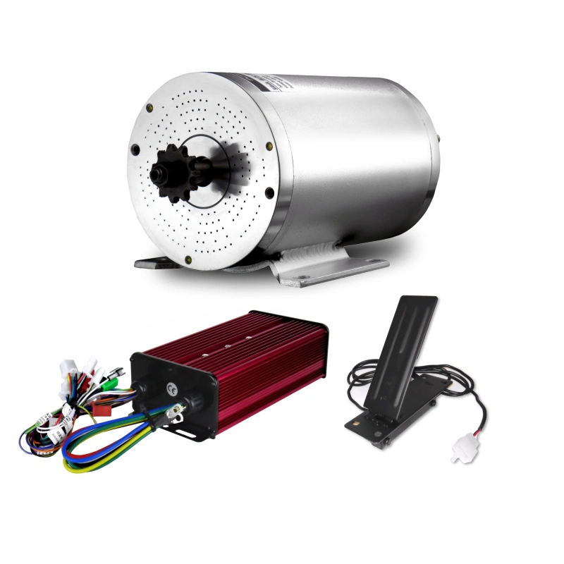 Zestaw bezszczotkowy silnik ze sterownikiem i pedał RE4 72V 3000W do gokarta buggy crosskarta