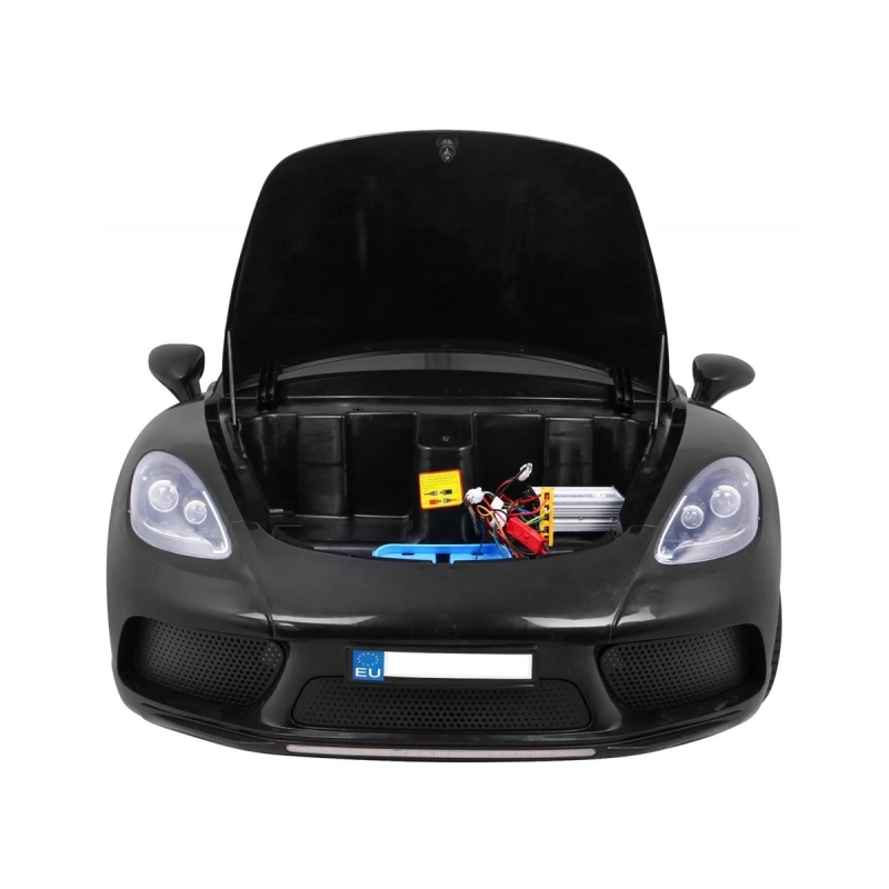 Auto dziecięce elektryczne sportowe PERFEKTA - 15km/h - czarna