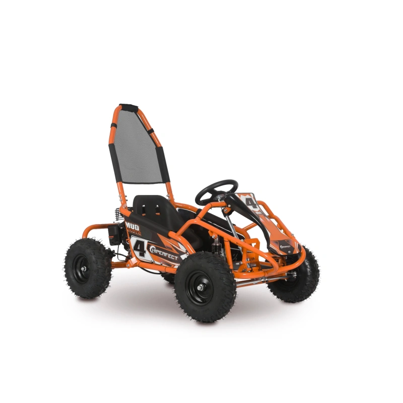 Gokart spalinowy offroad MUD MONSTER 98cc - pomarańczowy