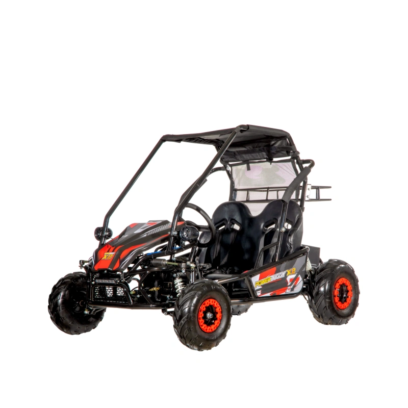 Dwuosobowe elektryczne mini buggy - POWER BUGGY X2 - 1500W - 40km/h - czerwony