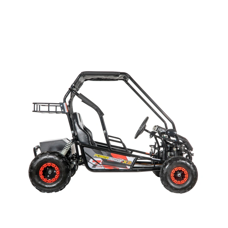 Dwuosobowe elektryczne mini buggy - POWER BUGGY X2 - 1500W - 40km/h - czerwony