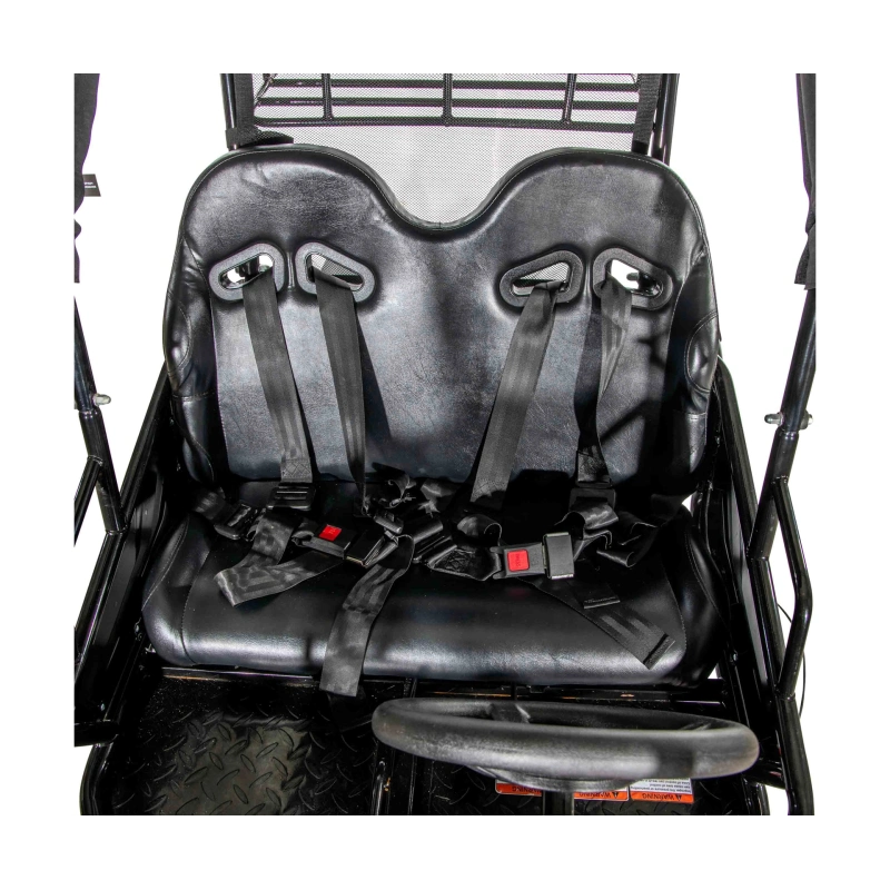 Dwuosobowe elektryczne mini buggy - POWER BUGGY X2 - 1500W - 40km/h - czerwony