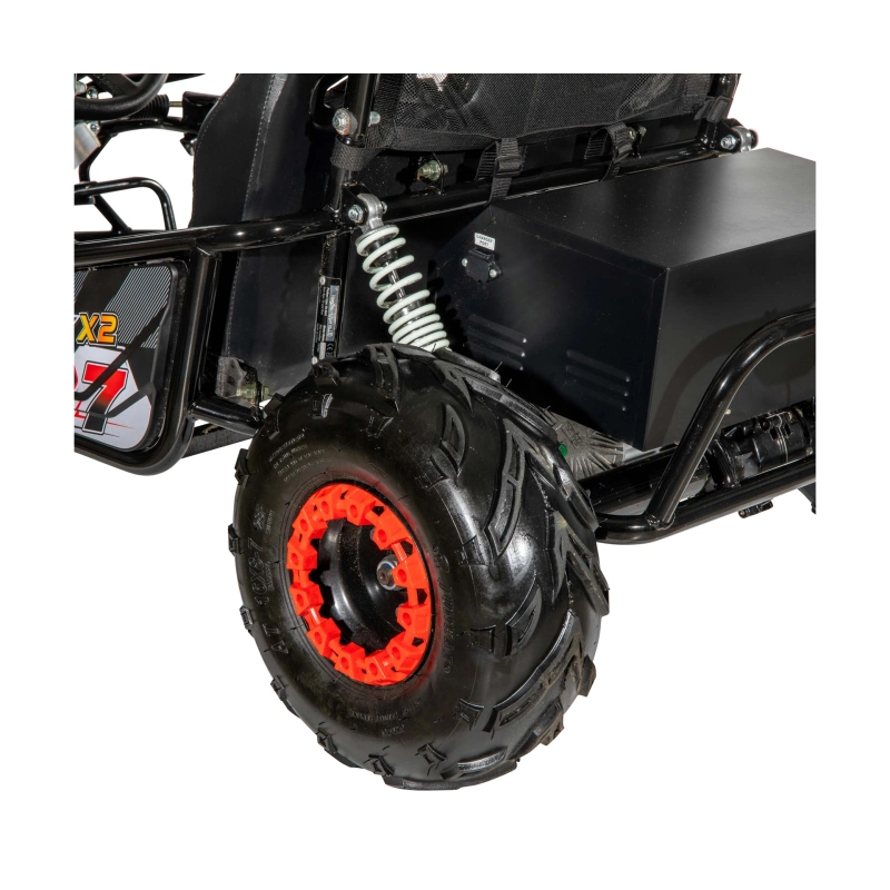 Dwuosobowe elektryczne mini buggy - POWER BUGGY X2 - 1500W - 40km/h - czerwony