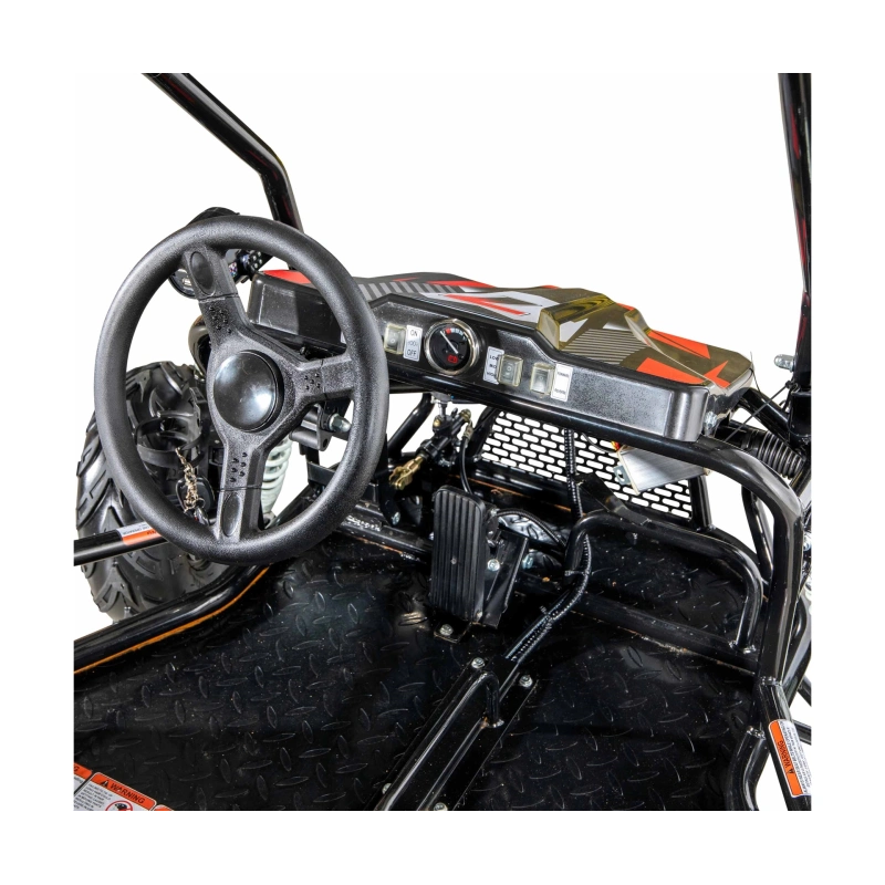Dwuosobowe elektryczne mini buggy - POWER BUGGY X2 - 1500W - 40km/h - czerwony