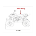 Midi quad spalinowy Renegade Highper M - 125cc - czerwony