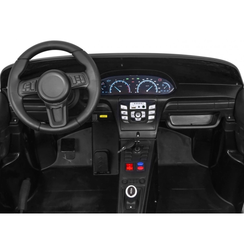 Auto dziecięce elektryczne sportowe PERFEKTA - 15km/h - biała