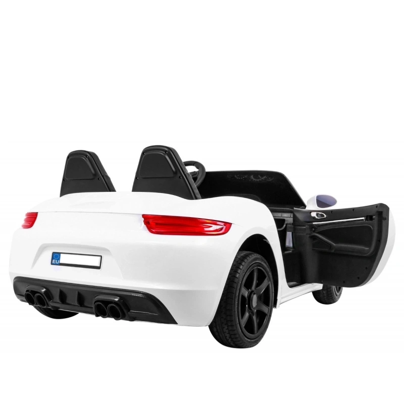 Auto dziecięce elektryczne sportowe PERFEKTA - 15km/h - biała